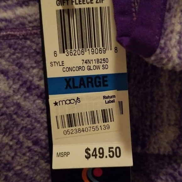 NWT Ideology Fleece Pullover. XL - Picture 3 of 3